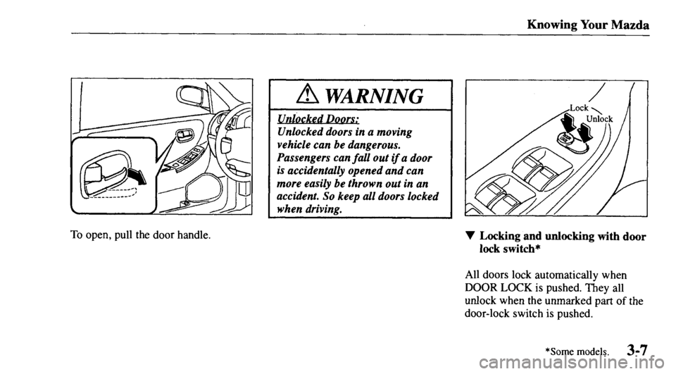 MAZDA MODEL 626 2000 Manual PDF 