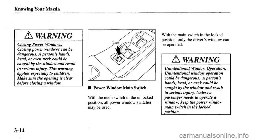 MAZDA MODEL 626 2000 Manual PDF 