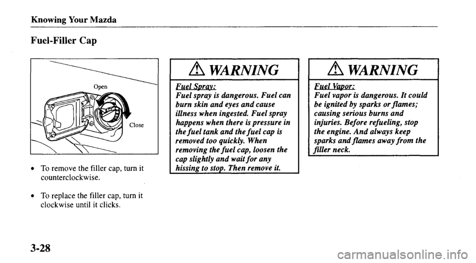 MAZDA MODEL 626 2000 Owners Manual MAZDA MODEL 626 2000 Owners Manual