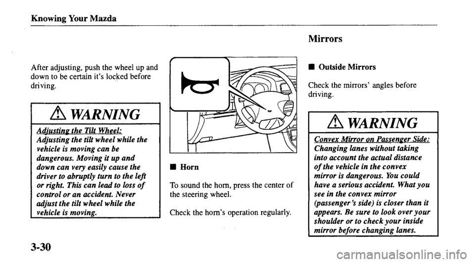 MAZDA MODEL 626 2000 Owners Manual MAZDA MODEL 626 2000 Owners Manual