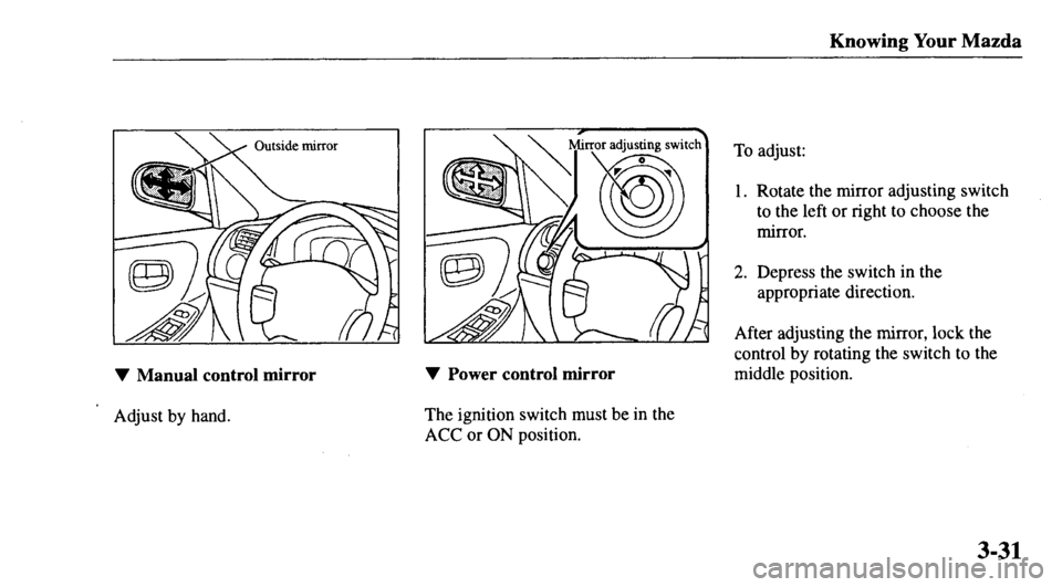 MAZDA MODEL 626 2000 Owners Manual MAZDA MODEL 626 2000 Owners Manual