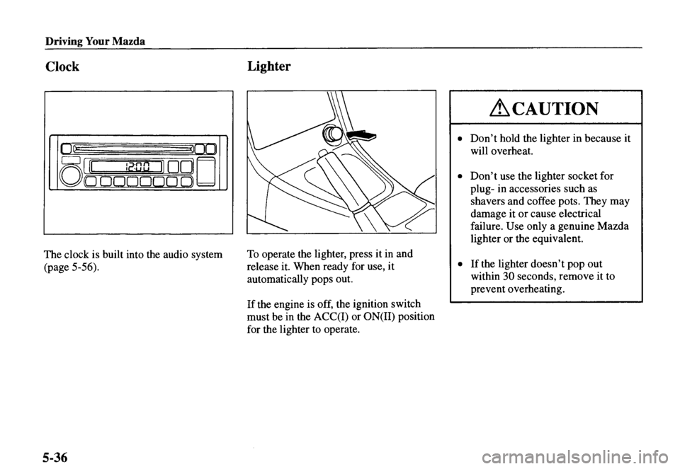 MAZDA MODEL MX-5 MIATA 2000 Owners Manual MAZDA MODEL MX-5 MIATA 2000 Owners Manual
