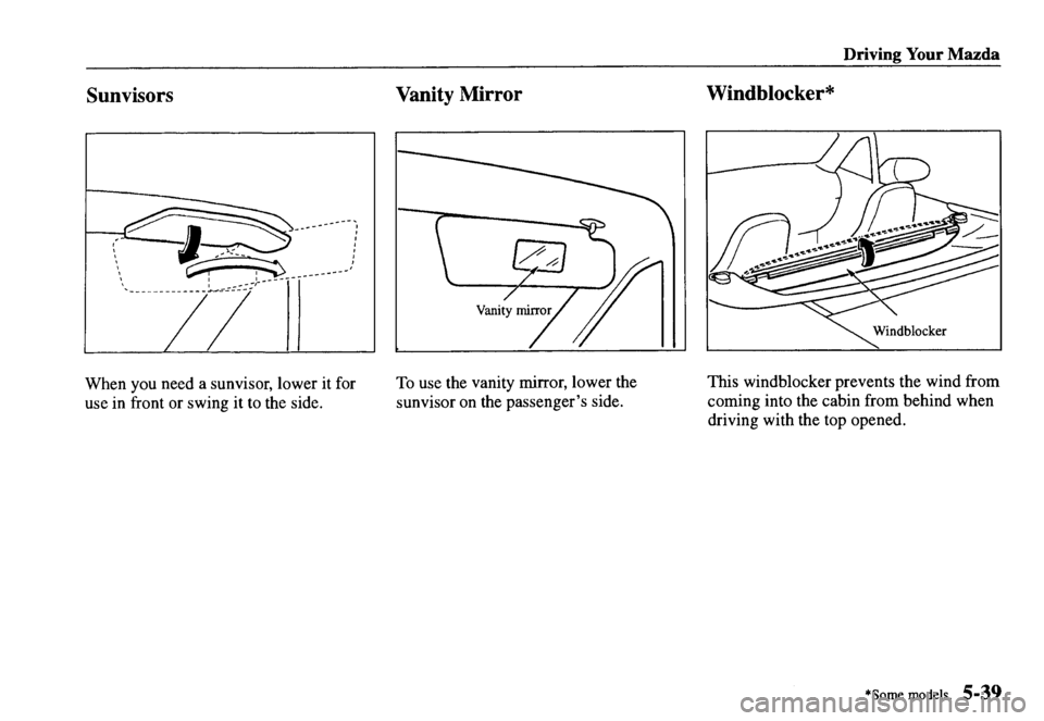 MAZDA MODEL MX-5 MIATA 2000 Owners Manual MAZDA MODEL MX-5 MIATA 2000 Owners Manual
