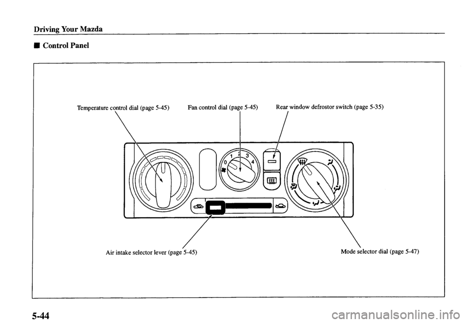 MAZDA MODEL MX-5 MIATA 2000 Owners Manual MAZDA MODEL MX-5 MIATA 2000 Owners Manual