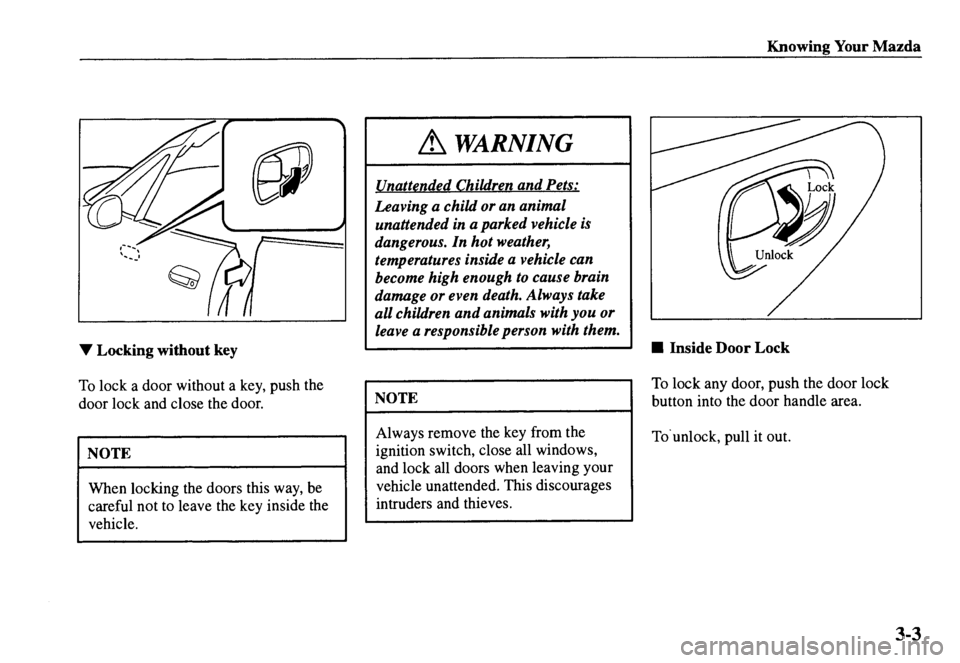 MAZDA MODEL MX-5 MIATA 2000 Service Manual 