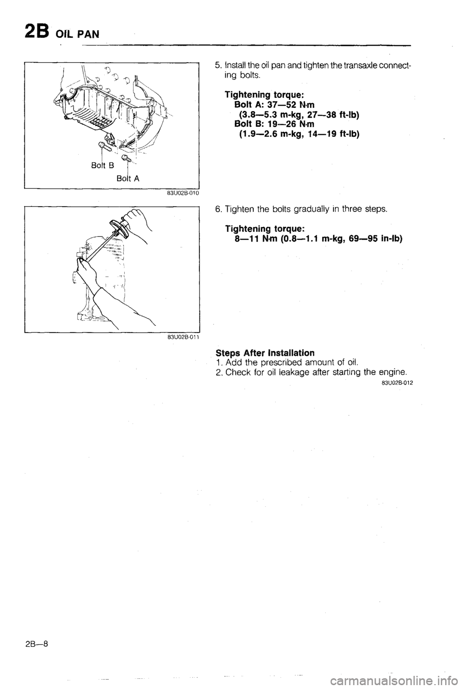 MAZDA 323 1988 Workshop Manual MAZDA 323 1988 Workshop Manual