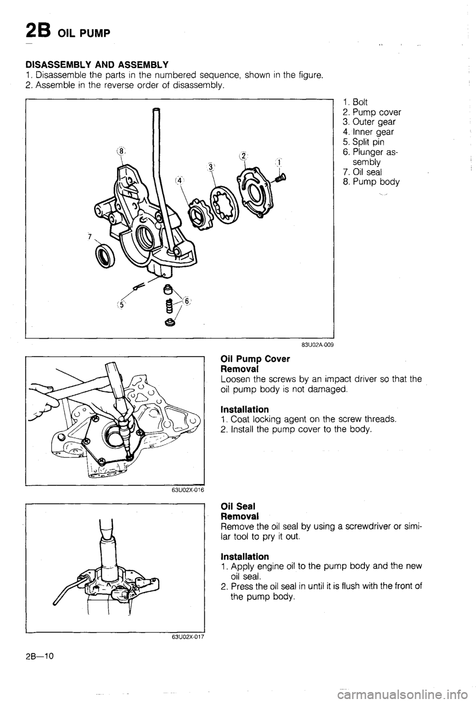MAZDA 323 1988 Workshop Manual MAZDA 323 1988 Workshop Manual