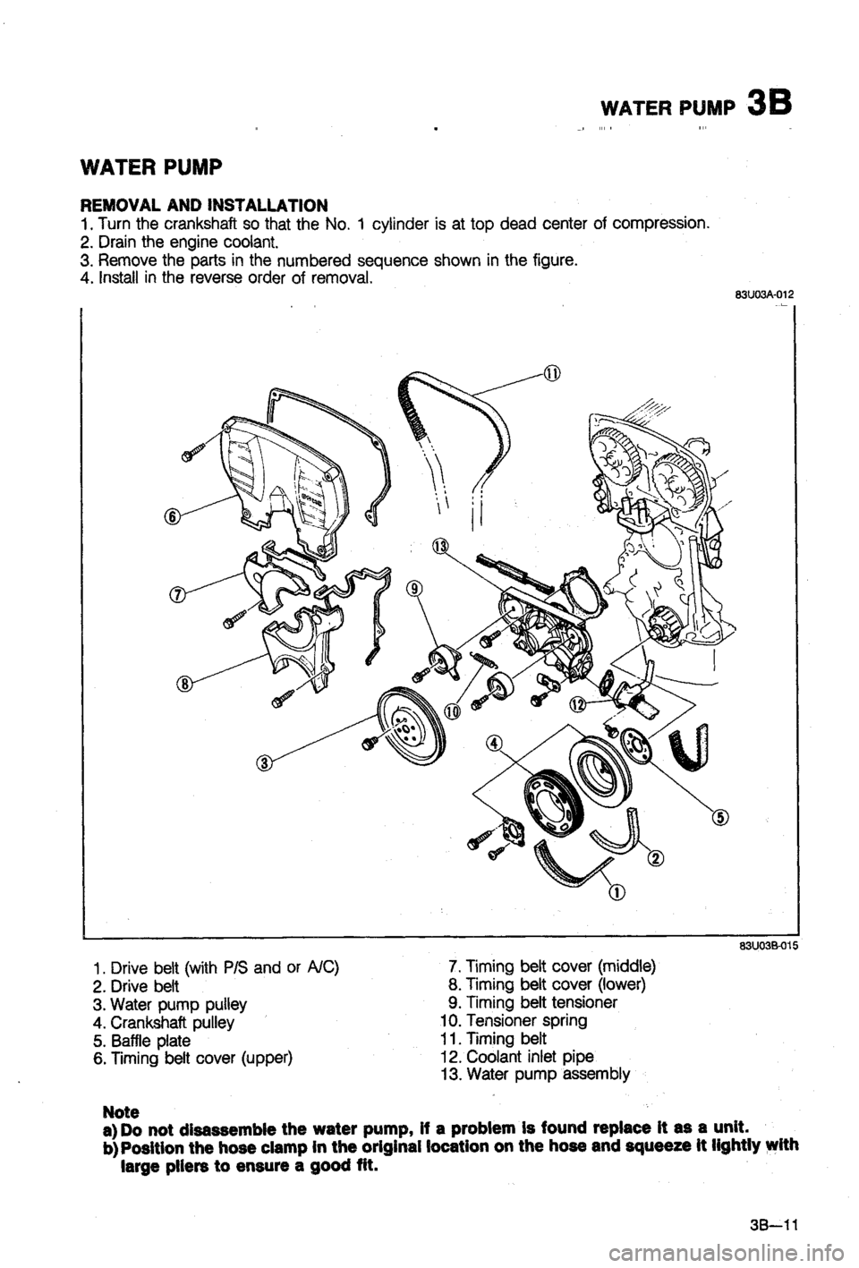 MAZDA 323 1988 Workshop Manual MAZDA 323 1988 Workshop Manual