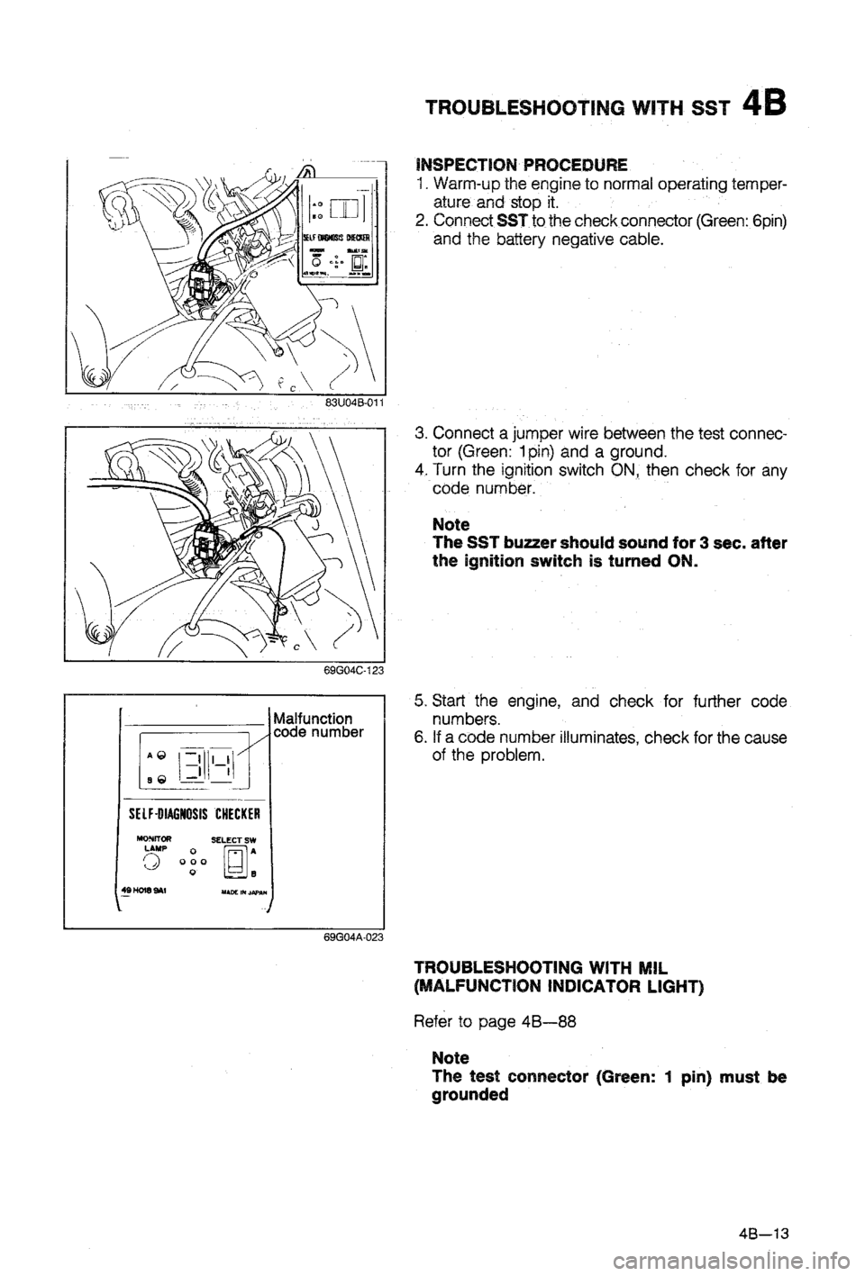MAZDA 323 1988 Workshop Manual MAZDA 323 1988 Workshop Manual