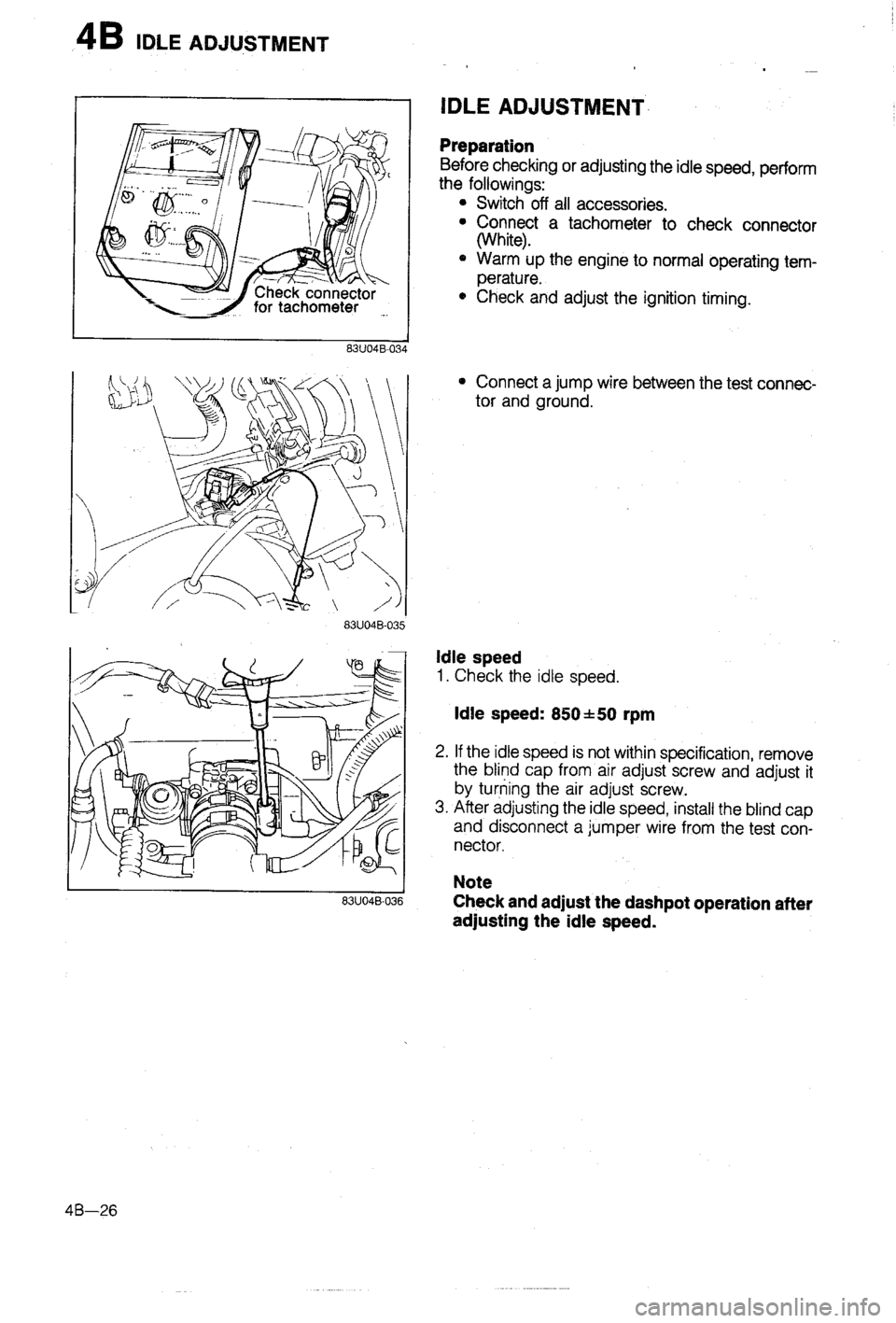MAZDA 323 1988 Workshop Manual MAZDA 323 1988 Workshop Manual