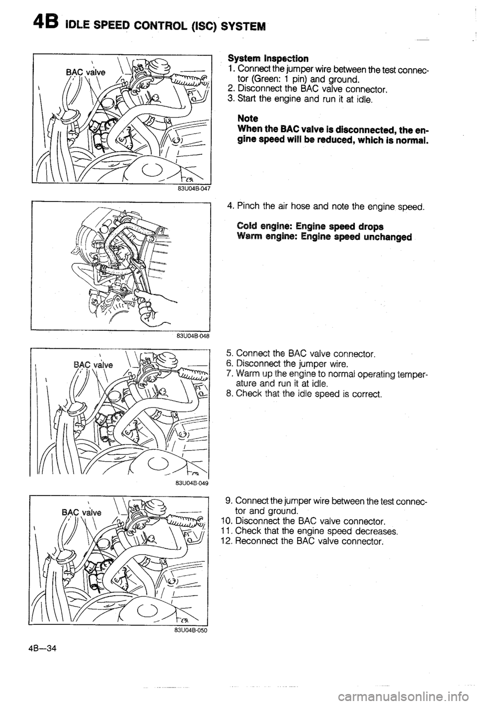 MAZDA 323 1988 Workshop Manual MAZDA 323 1988 Workshop Manual