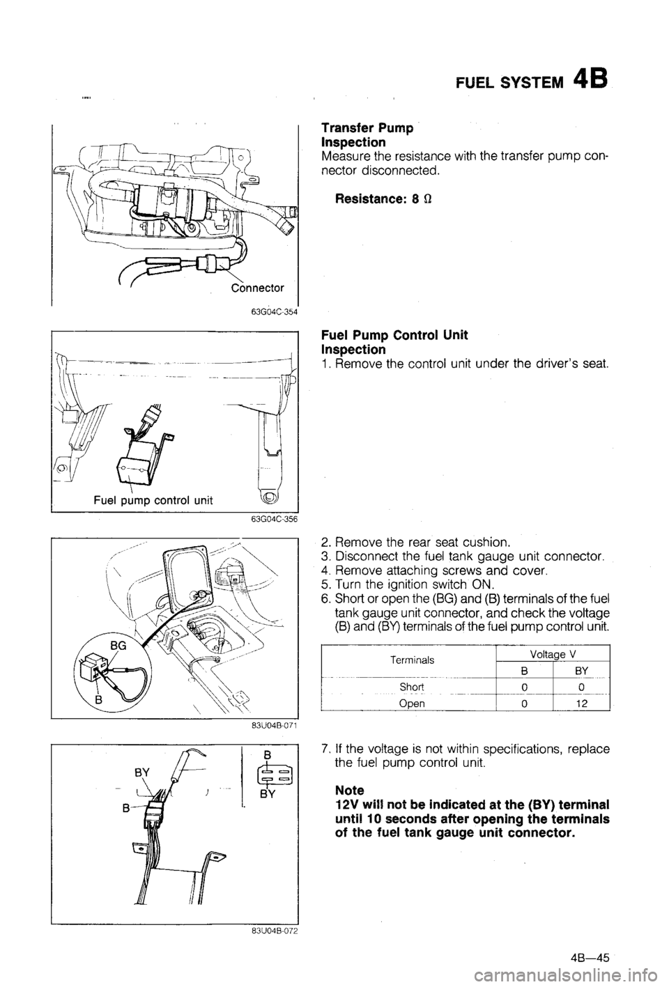 MAZDA 323 1988 Workshop Manual MAZDA 323 1988 Workshop Manual
