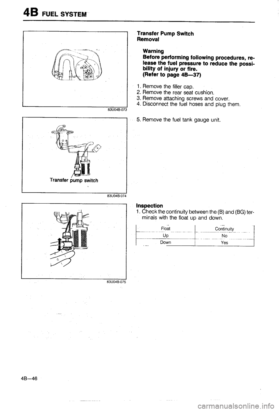 MAZDA 323 1988 Workshop Manual MAZDA 323 1988 Workshop Manual
