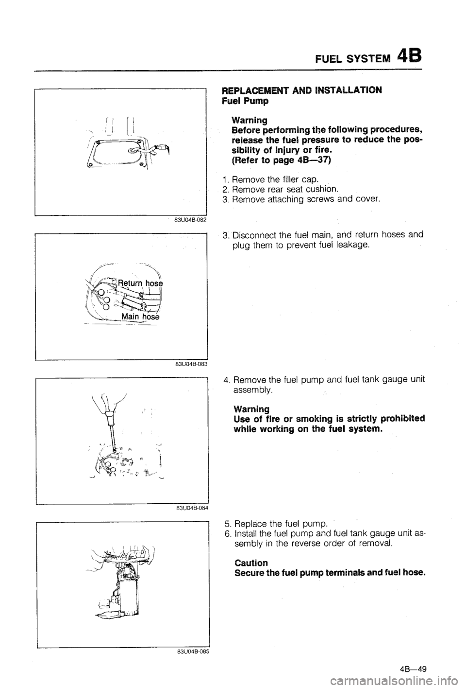 MAZDA 323 1988 Workshop Manual MAZDA 323 1988 Workshop Manual