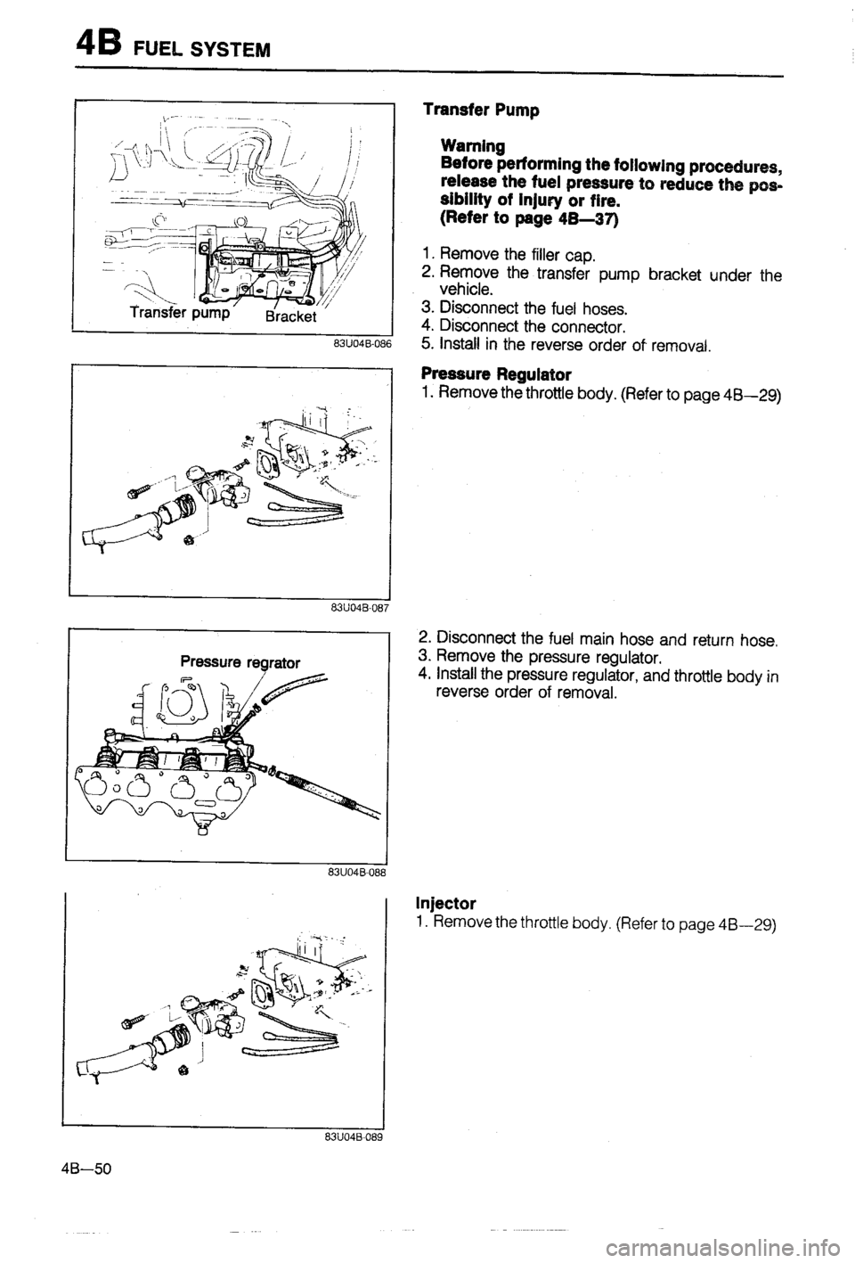 MAZDA 323 1988 Workshop Manual MAZDA 323 1988 Workshop Manual