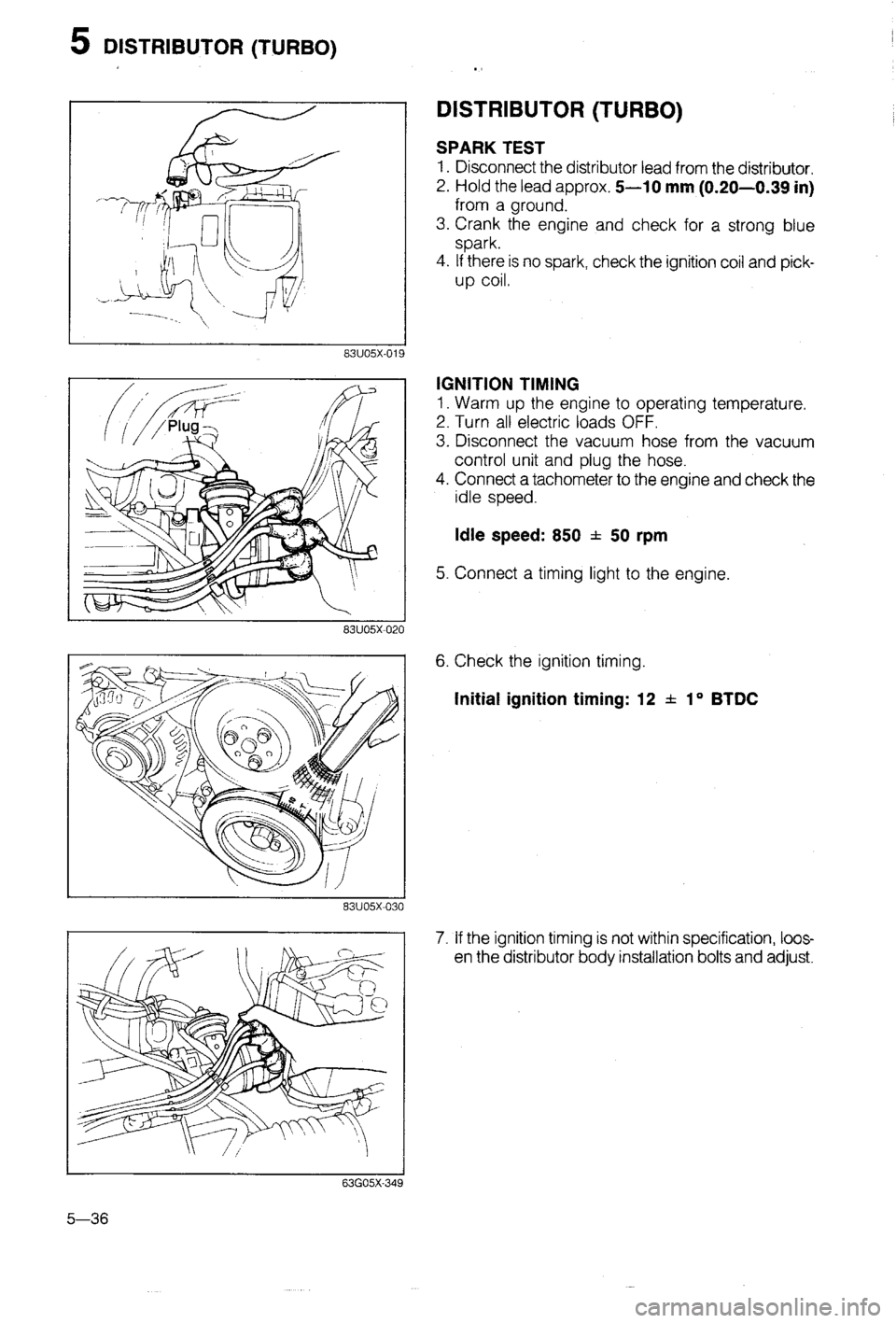 MAZDA 323 1988 Workshop Manual MAZDA 323 1988 Workshop Manual