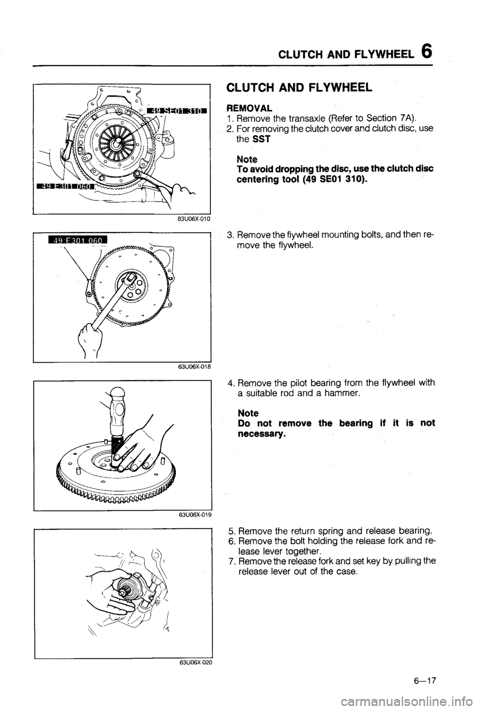 MAZDA 323 1988 Workshop Manual MAZDA 323 1988 Workshop Manual