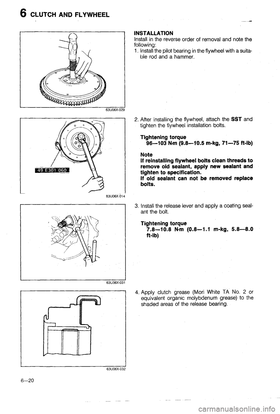MAZDA 323 1988 Workshop Manual MAZDA 323 1988 Workshop Manual
