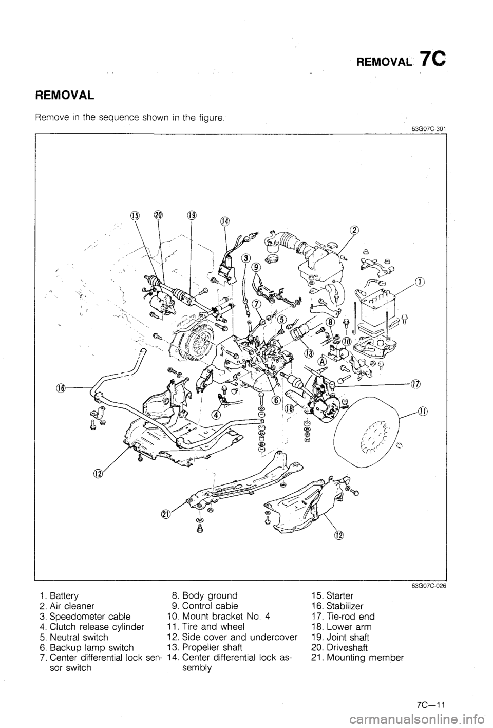 MAZDA 323 1988 Workshop Manual MAZDA 323 1988 Workshop Manual