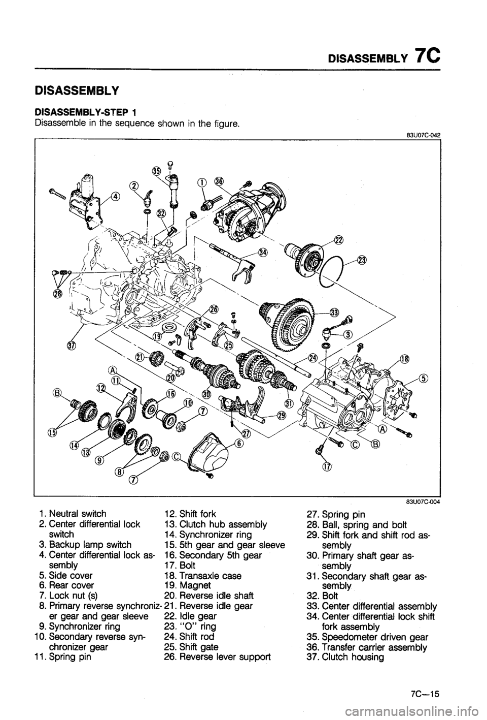 MAZDA 323 1988 Workshop Manual MAZDA 323 1988 Workshop Manual