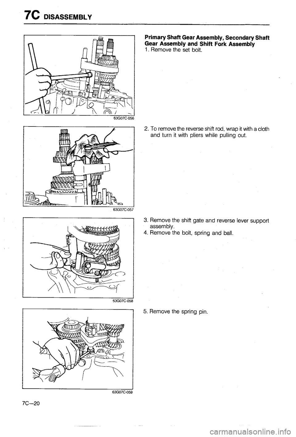 MAZDA 323 1988 Workshop Manual MAZDA 323 1988 Workshop Manual