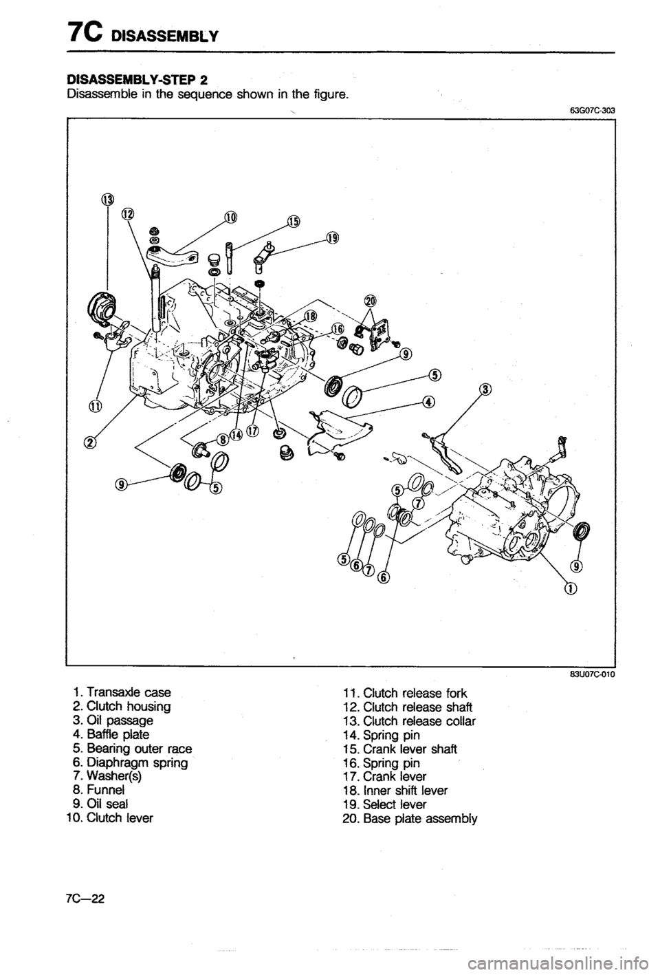 MAZDA 323 1988 Workshop Manual MAZDA 323 1988 Workshop Manual