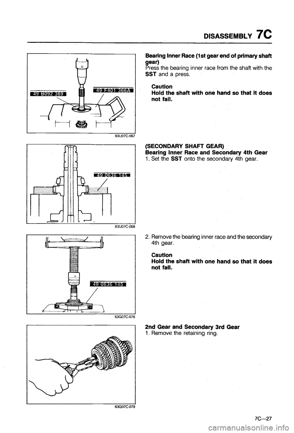 MAZDA 323 1988 Workshop Manual MAZDA 323 1988 Workshop Manual