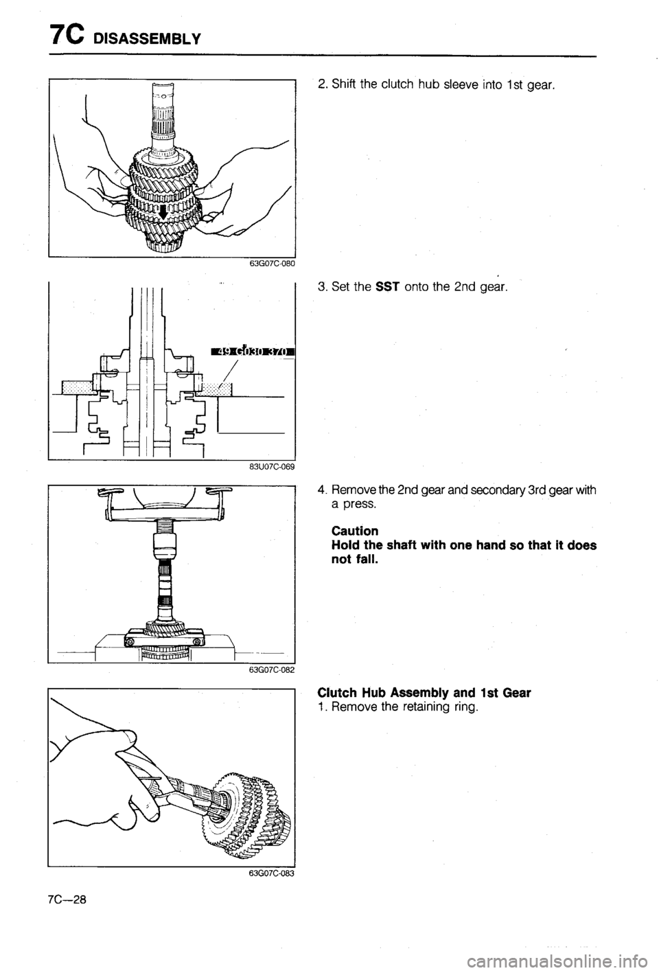 MAZDA 323 1988 Workshop Manual MAZDA 323 1988 Workshop Manual