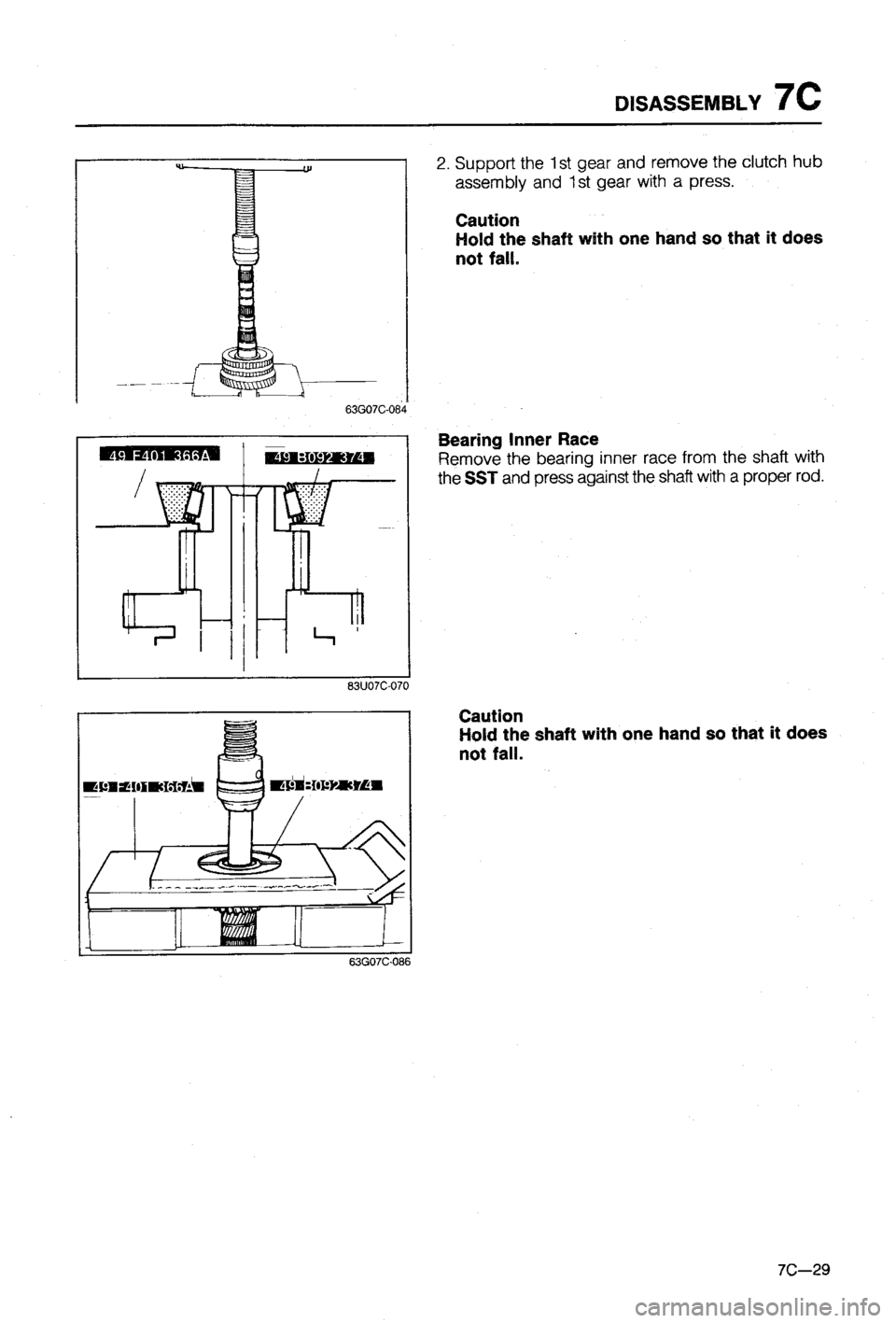 MAZDA 323 1988 Workshop Manual MAZDA 323 1988 Workshop Manual