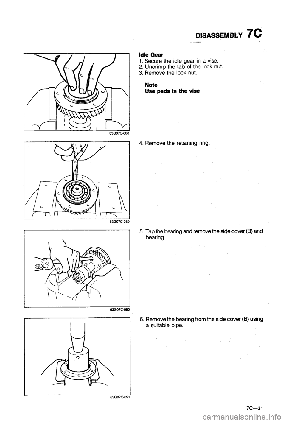 MAZDA 323 1988 Workshop Manual MAZDA 323 1988 Workshop Manual
