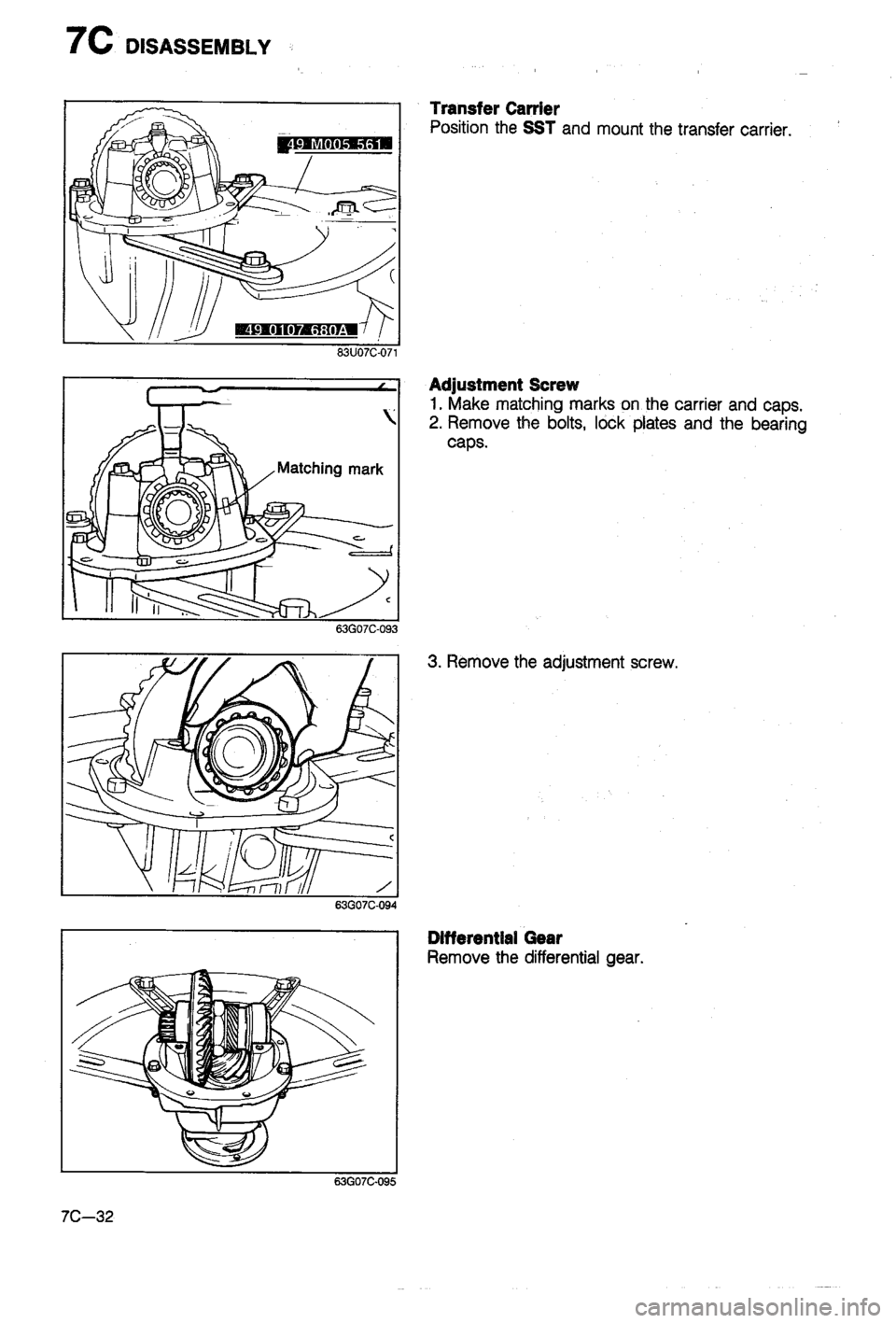 MAZDA 323 1988 Workshop Manual MAZDA 323 1988 Workshop Manual