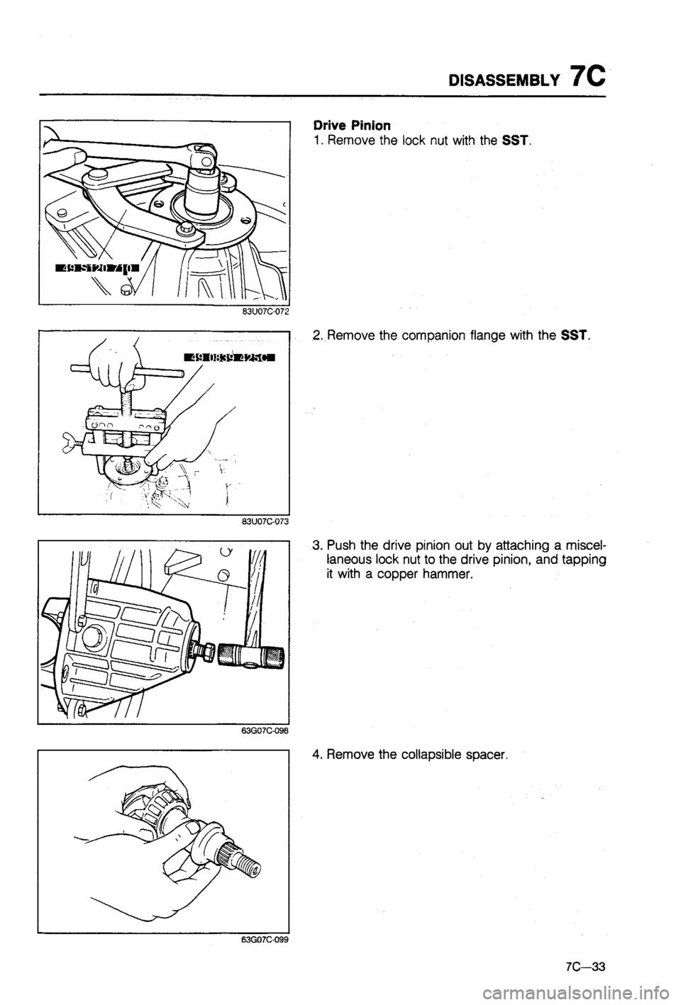 MAZDA 323 1988 Workshop Manual MAZDA 323 1988 Workshop Manual