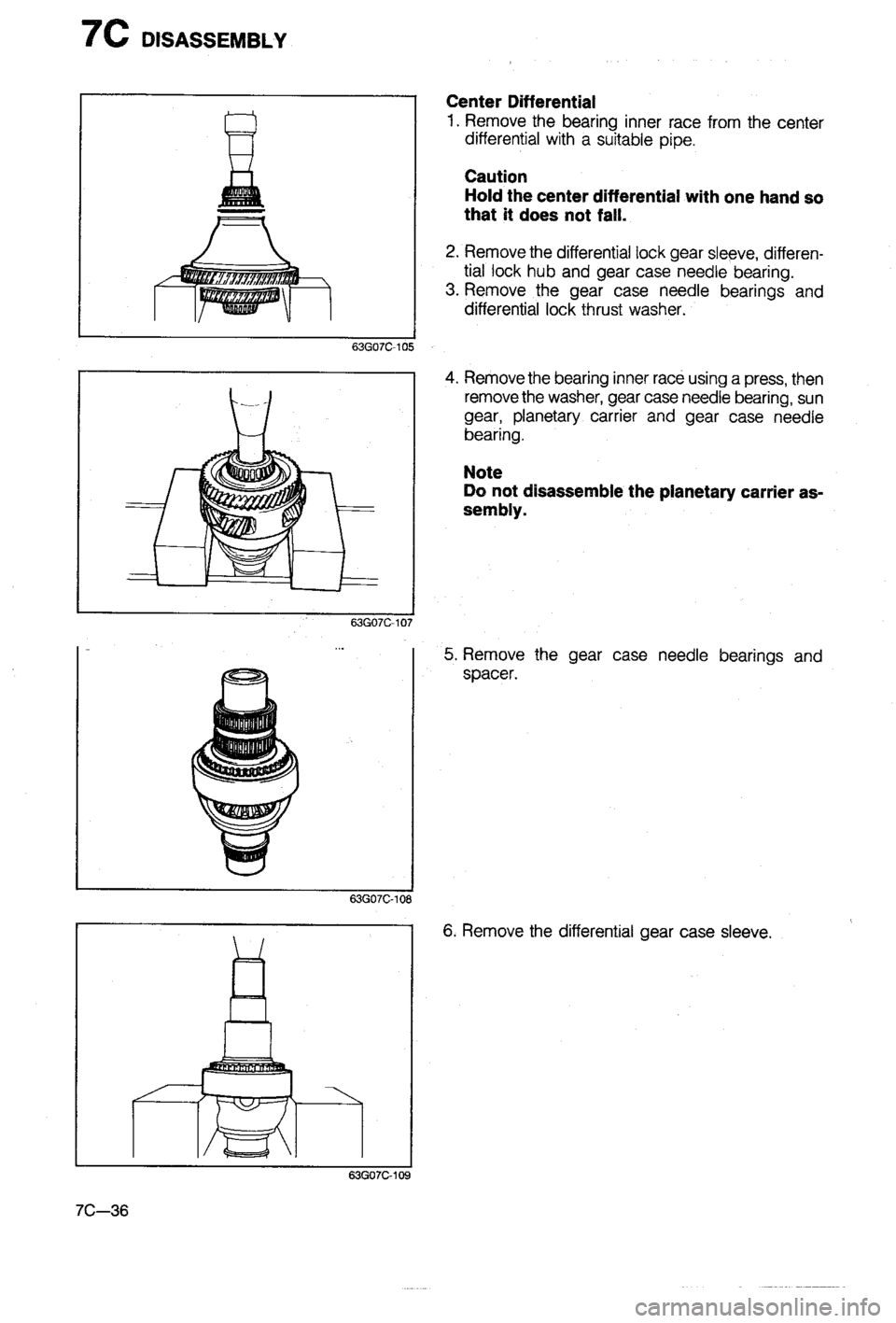 MAZDA 323 1988 Workshop Manual MAZDA 323 1988 Workshop Manual
