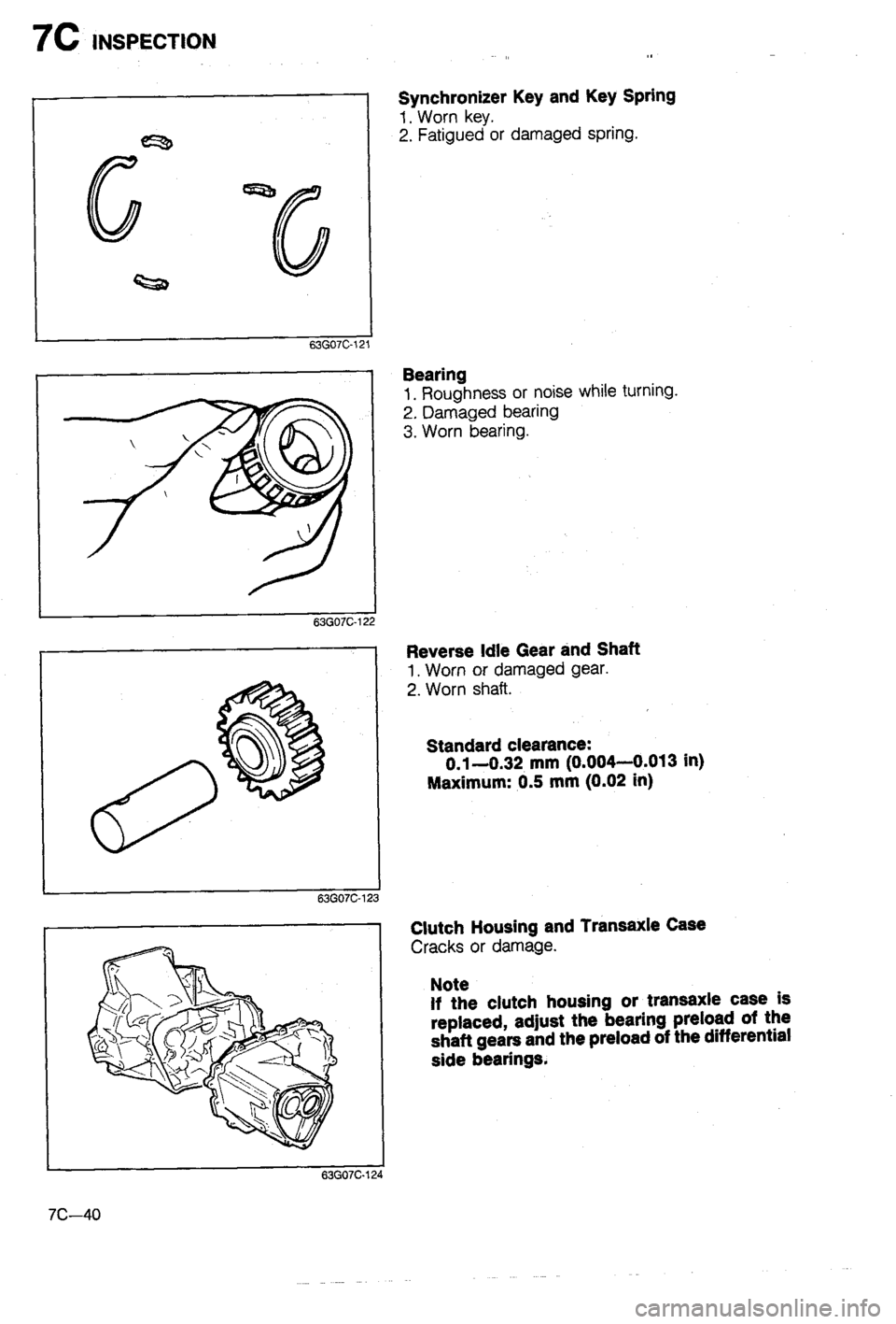 MAZDA 323 1988 Workshop Manual MAZDA 323 1988 Workshop Manual