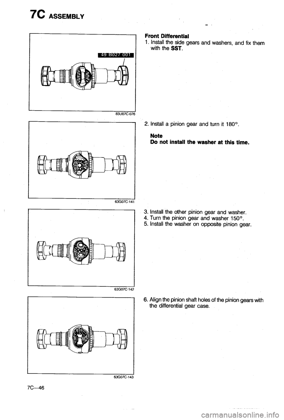 MAZDA 323 1988 Workshop Manual MAZDA 323 1988 Workshop Manual