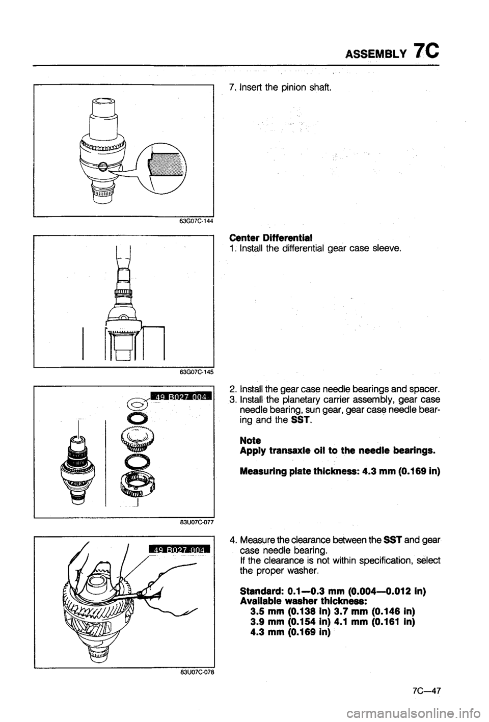 MAZDA 323 1988 Workshop Manual MAZDA 323 1988 Workshop Manual