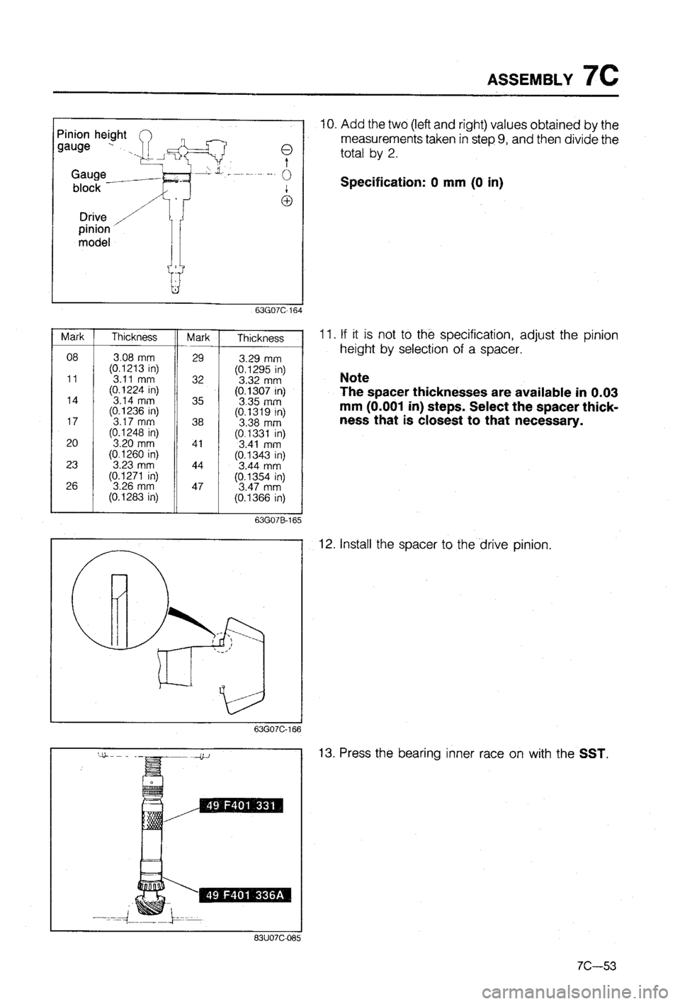 MAZDA 323 1988 Workshop Manual MAZDA 323 1988 Workshop Manual