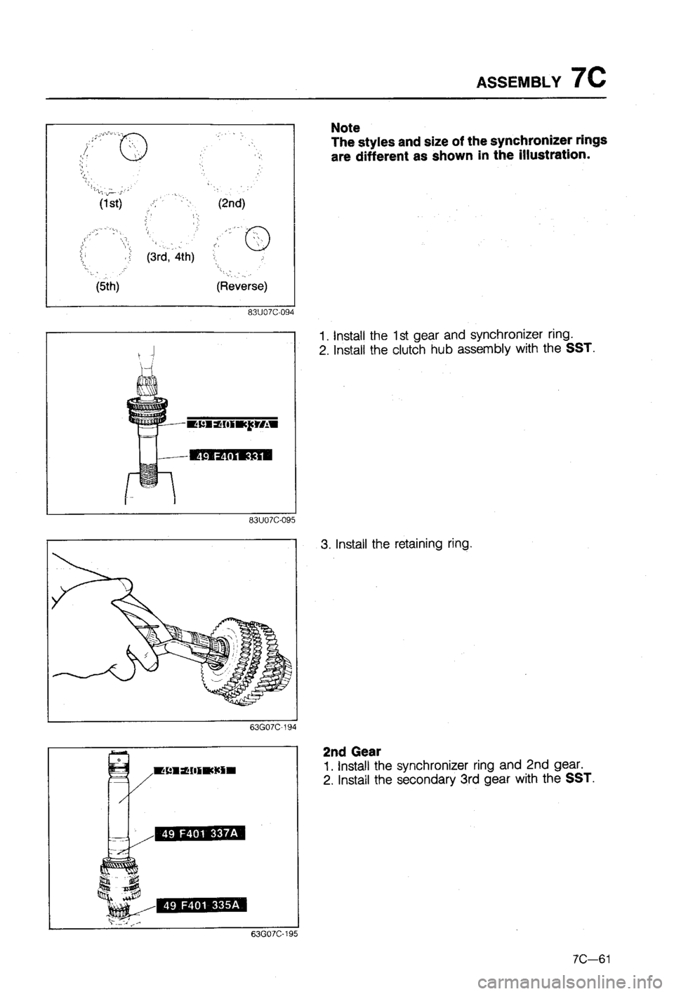 MAZDA 323 1988 Workshop Manual MAZDA 323 1988 Workshop Manual