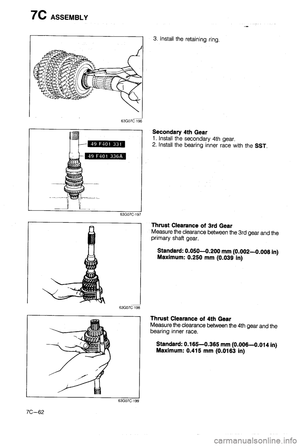 MAZDA 323 1988 Workshop Manual MAZDA 323 1988 Workshop Manual