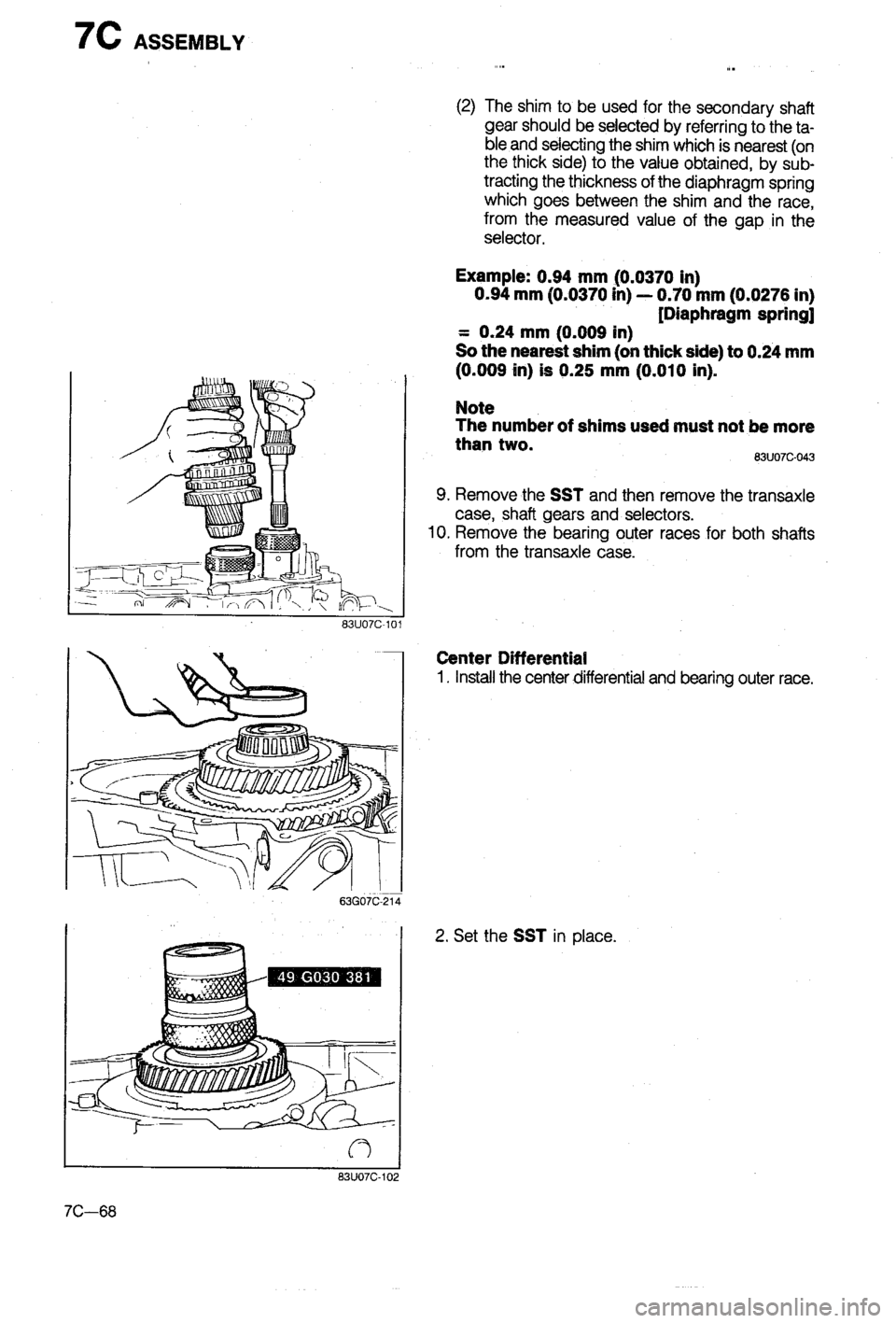 MAZDA 323 1988 Workshop Manual MAZDA 323 1988 Workshop Manual