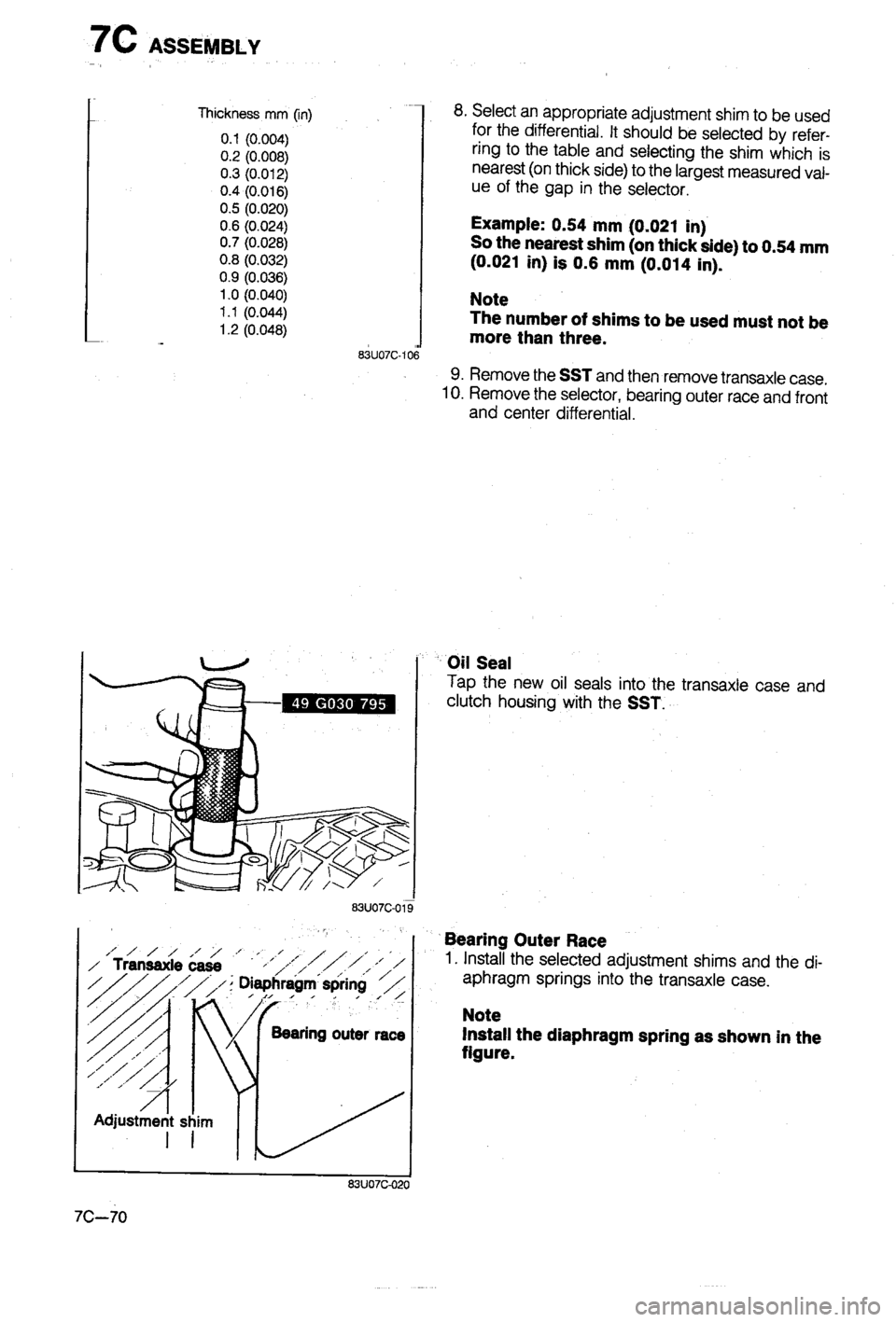 MAZDA 323 1988 Workshop Manual MAZDA 323 1988 Workshop Manual