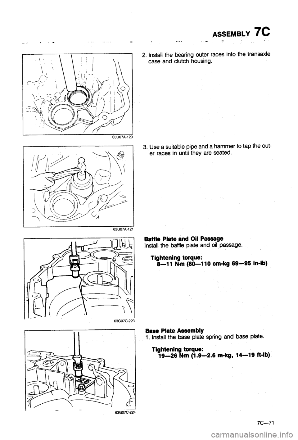 MAZDA 323 1988 Workshop Manual MAZDA 323 1988 Workshop Manual