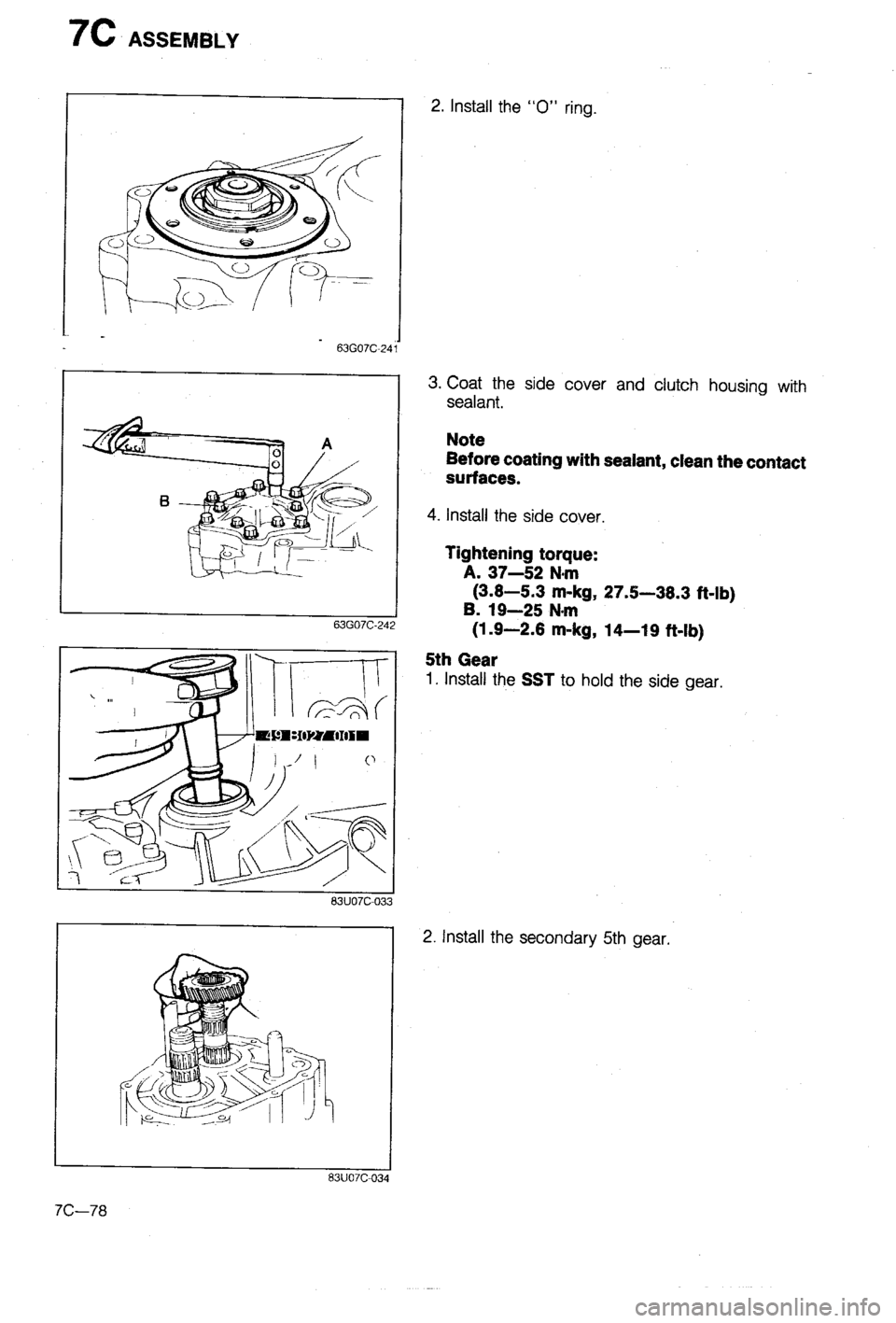 MAZDA 323 1988 Workshop Manual MAZDA 323 1988 Workshop Manual