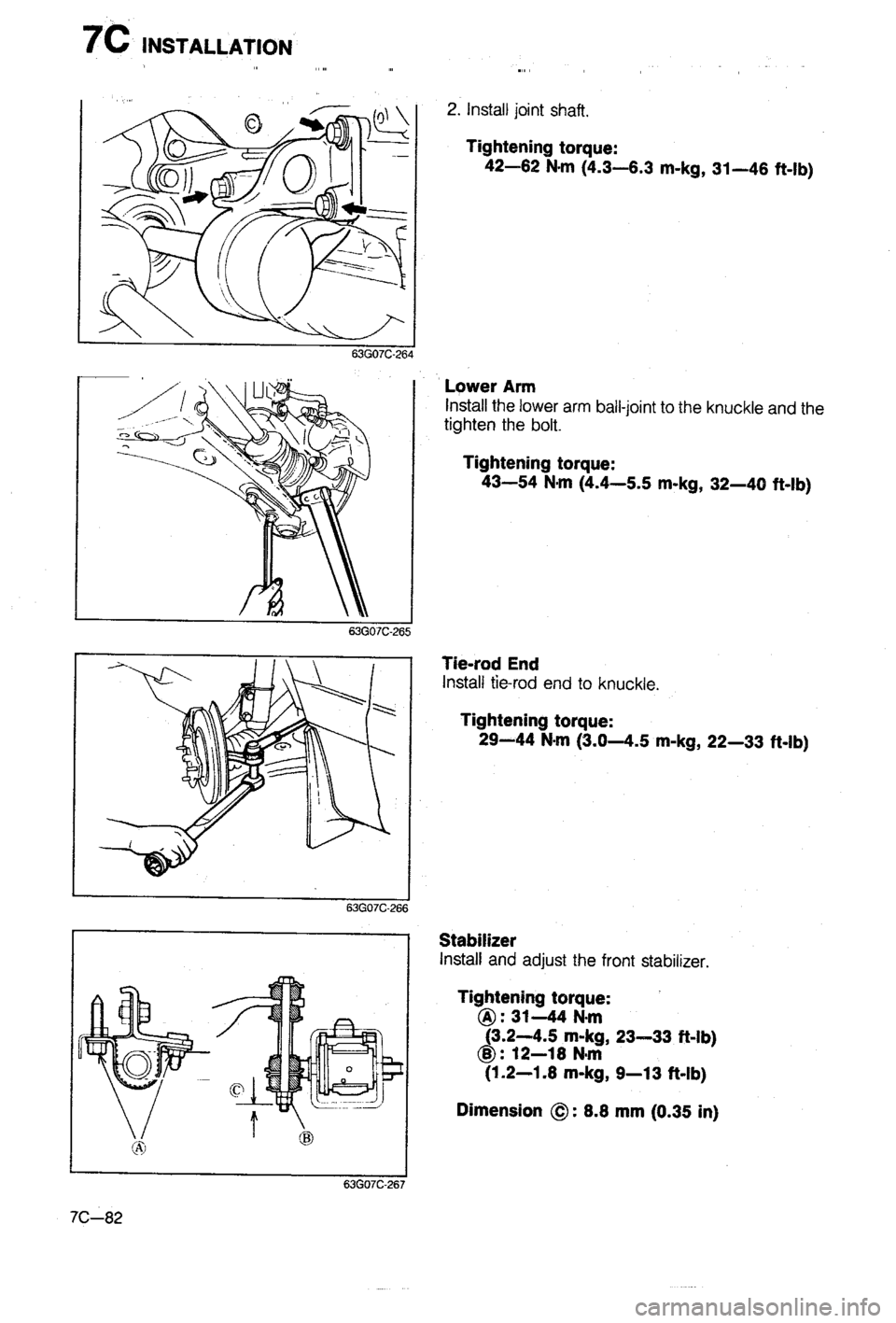MAZDA 323 1988 Workshop Manual MAZDA 323 1988 Workshop Manual