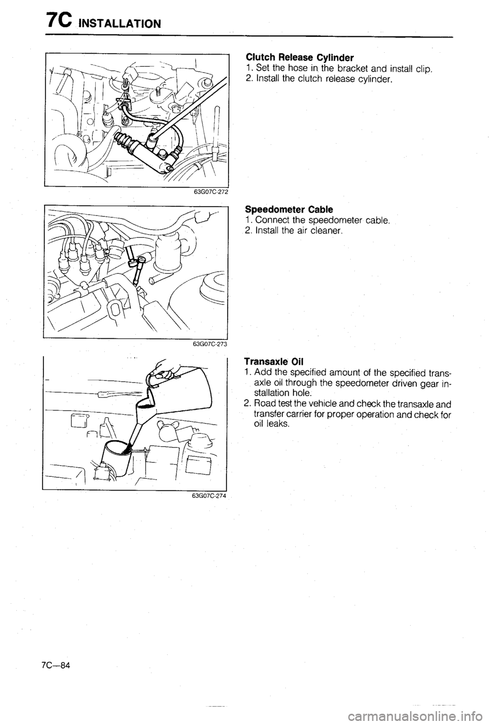 MAZDA 323 1988 Workshop Manual MAZDA 323 1988 Workshop Manual
