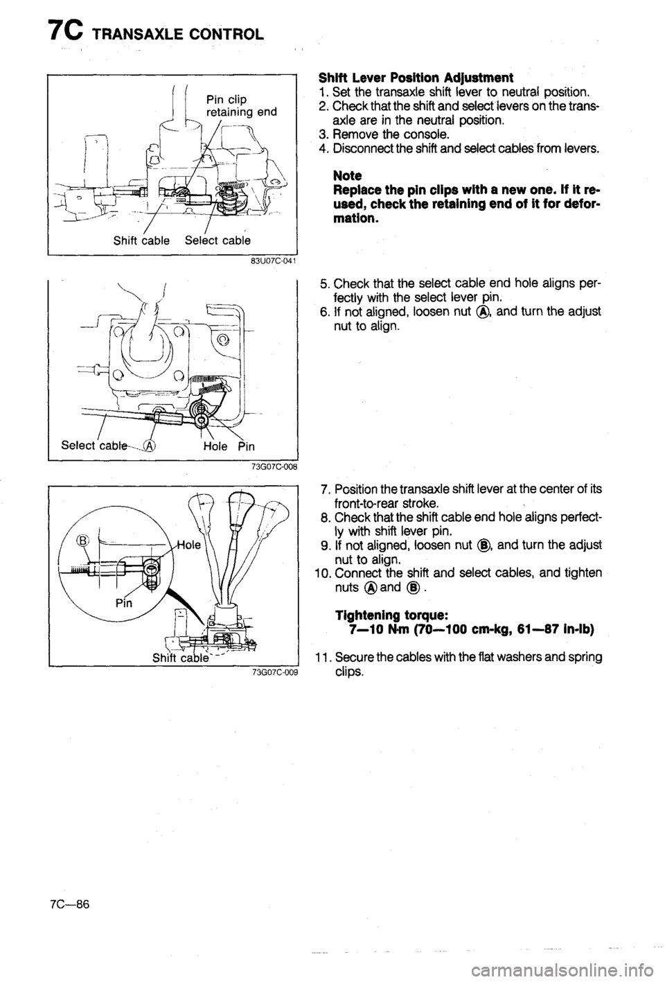 MAZDA 323 1988 Workshop Manual MAZDA 323 1988 Workshop Manual