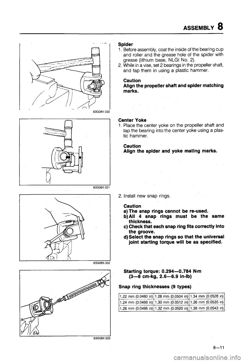 MAZDA 323 1988 Workshop Manual MAZDA 323 1988 Workshop Manual