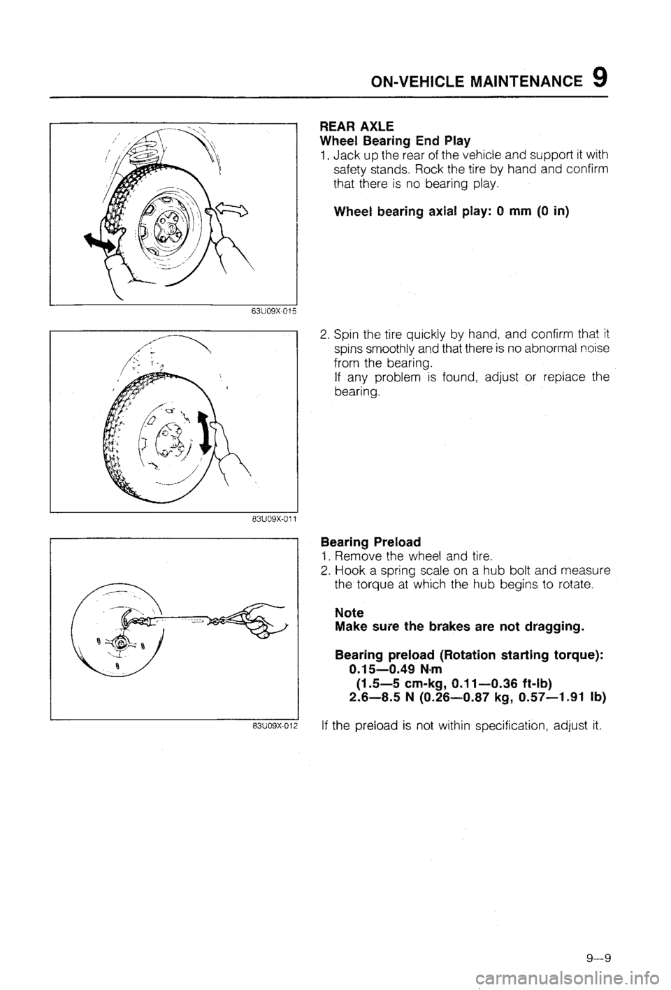 MAZDA 323 1988 Workshop Manual MAZDA 323 1988 Workshop Manual