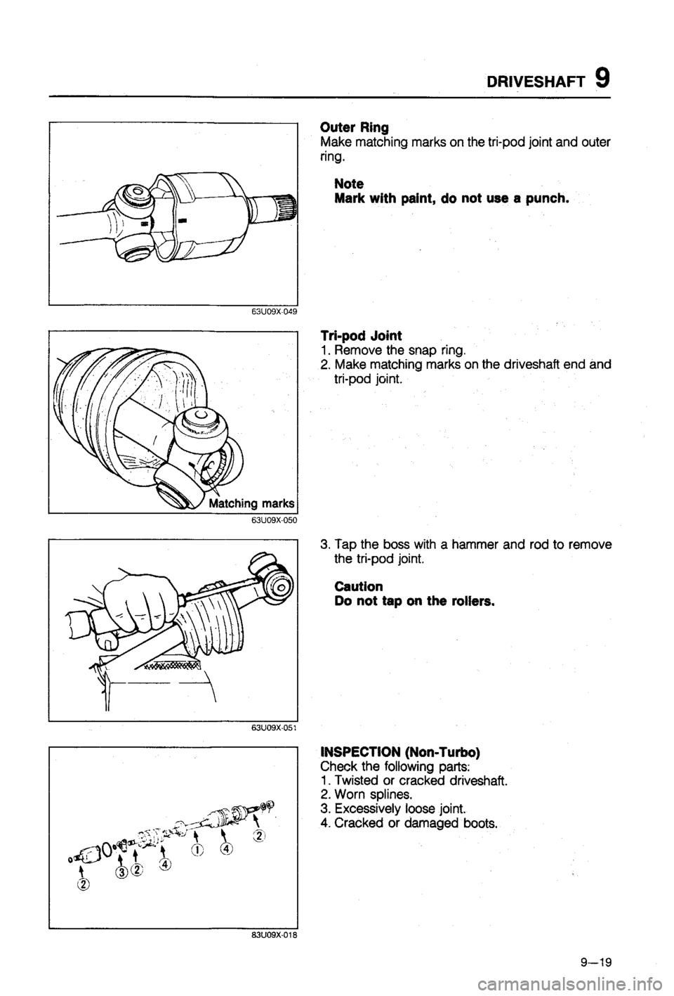 MAZDA 323 1988 Workshop Manual MAZDA 323 1988 Workshop Manual