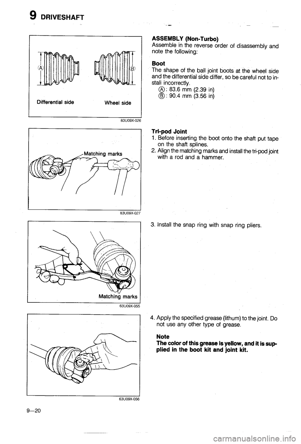 MAZDA 323 1988 Workshop Manual MAZDA 323 1988 Workshop Manual